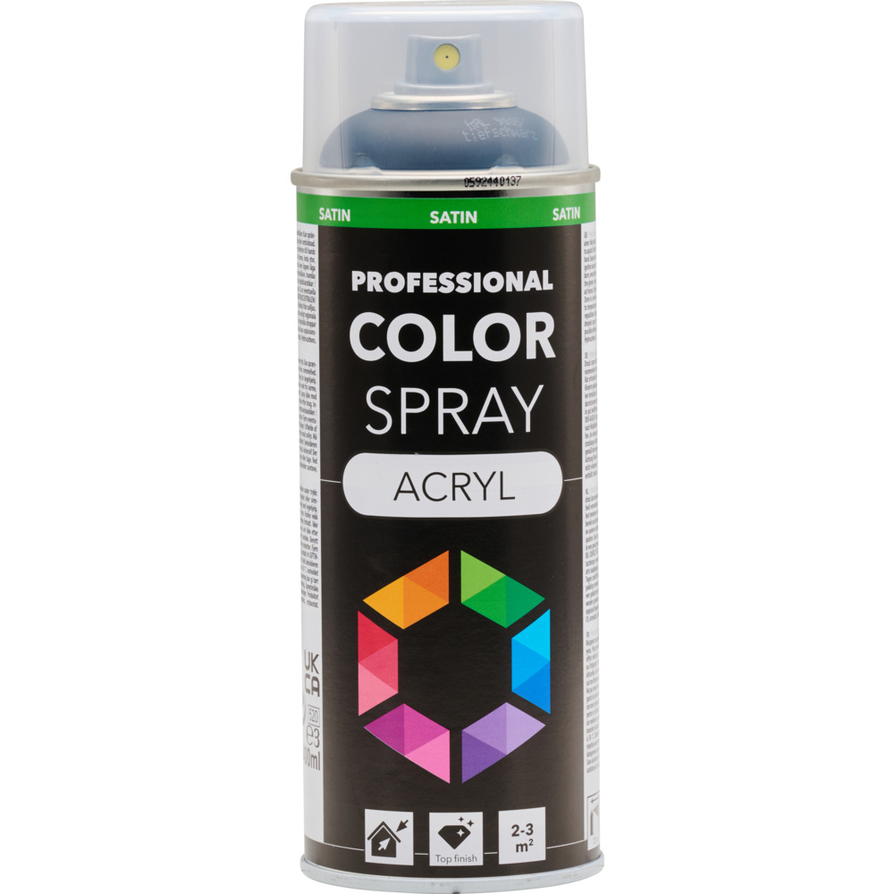 Profi-Spray satin Tiefschwarz image number 0