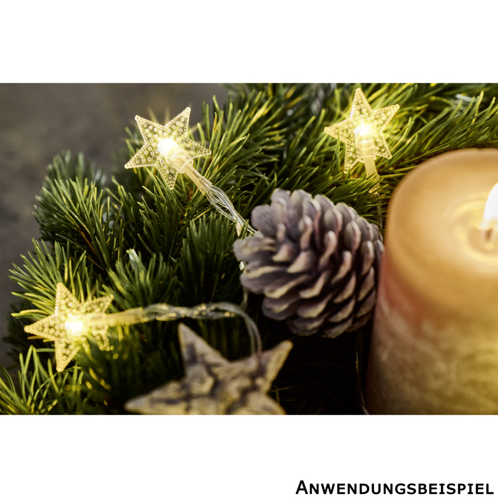 LED-Lichterkette 120 cm mit 10 LEDs 4-fach sortiert image number 6