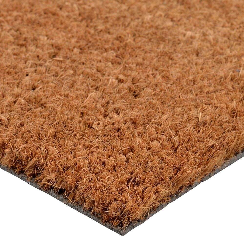 Fußmatte aus Kokos 80 x 50 cm mit PVC Rücken