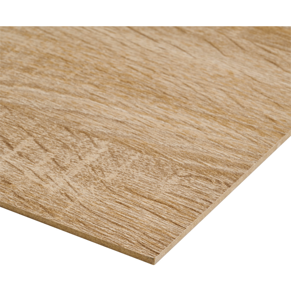 HDF Modellbauplatte 1200 x 600 x 3 mm Holzoptik Eiche