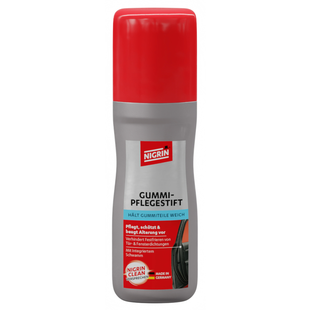 Nigrin Gummipflegestift, 75 ml, fl&uuml;ssig, mit Schwamm