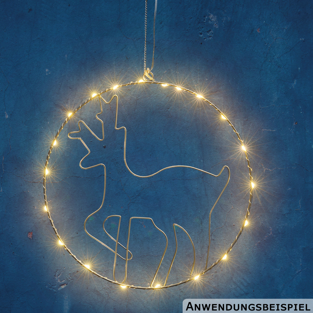 LED-Deko-Ring Rentier image number 2