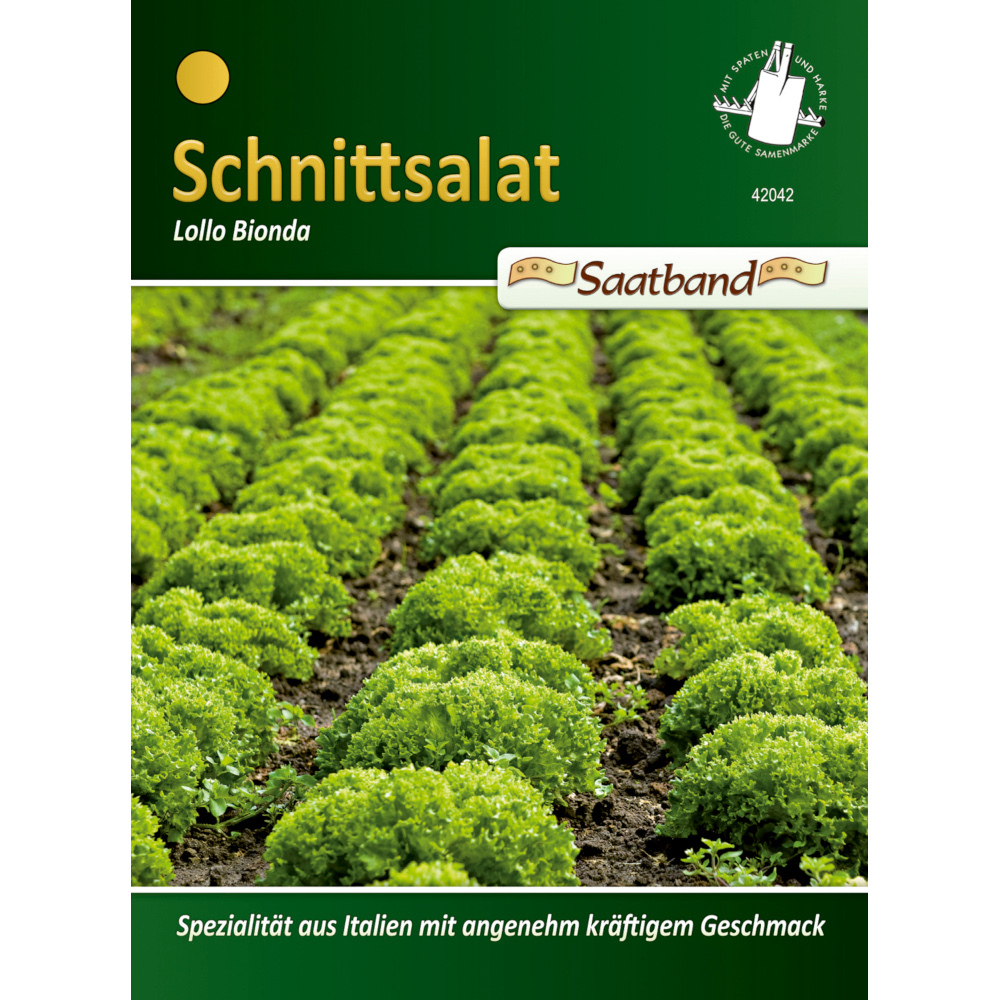 Saatgut Salat Lollo Bionda ca. 2 Meter Saatband image number 0