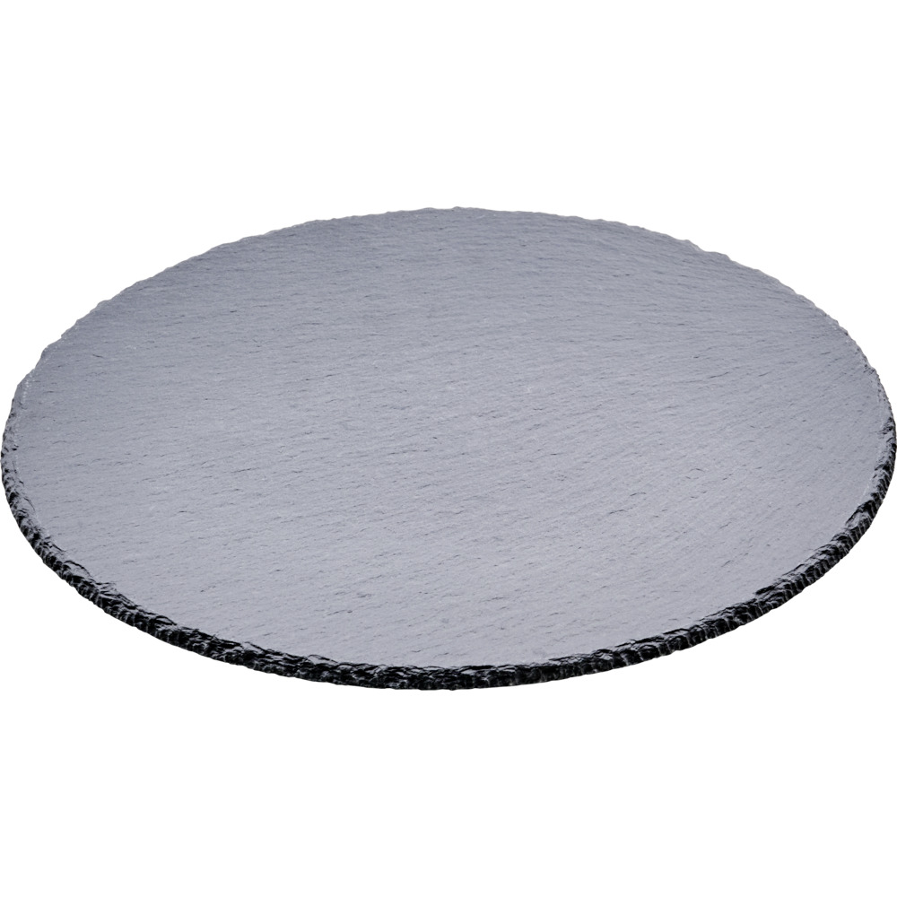 Tablett rund aus massivem Schiefer image number 1