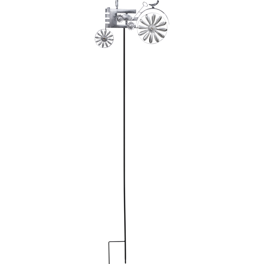 Gartenstecker Windrad 130 cm mit Fahrzeugmotiv und Erdspieß image number 3