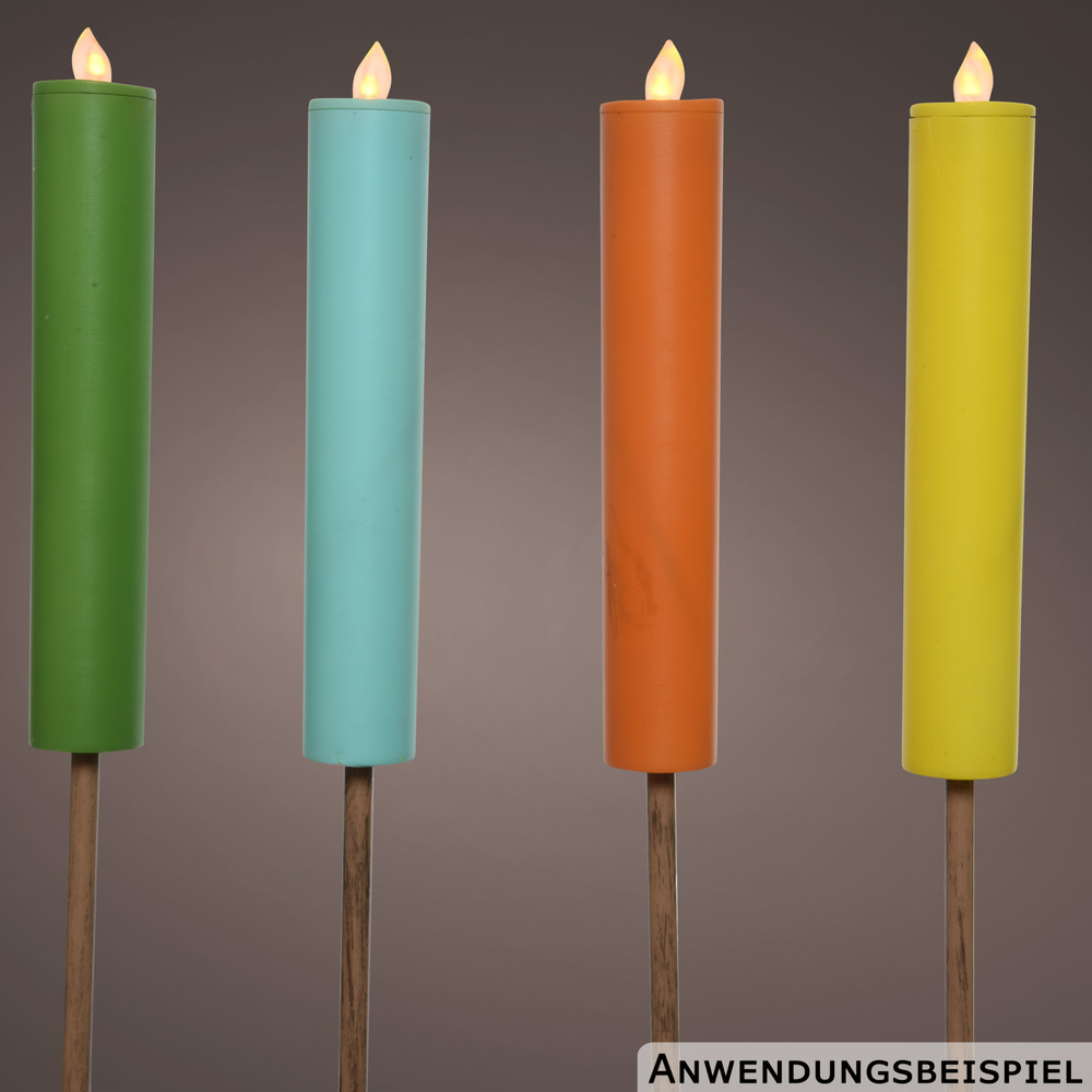 Solarfackel mit LED-Flamme ca. 97 cm - Farbauswahl image number 5