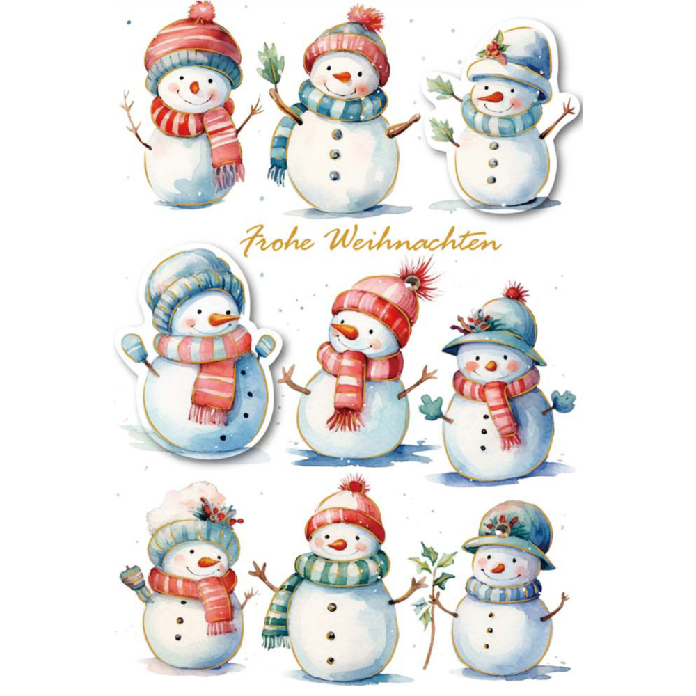 Weihnachtskarte Handmade aufklappbar mit Umschlag image number 12