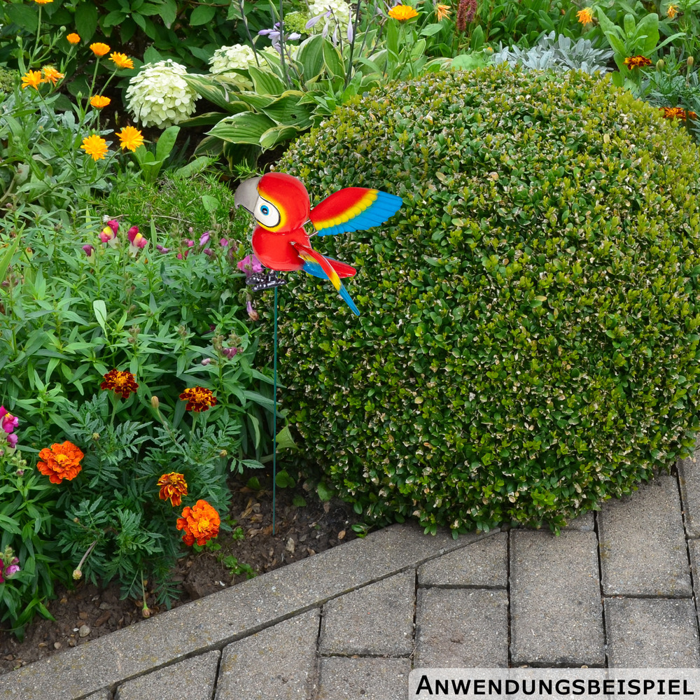 Gartenstecker mit Vogelmotiv und Erdspieß - sortiert image number 10