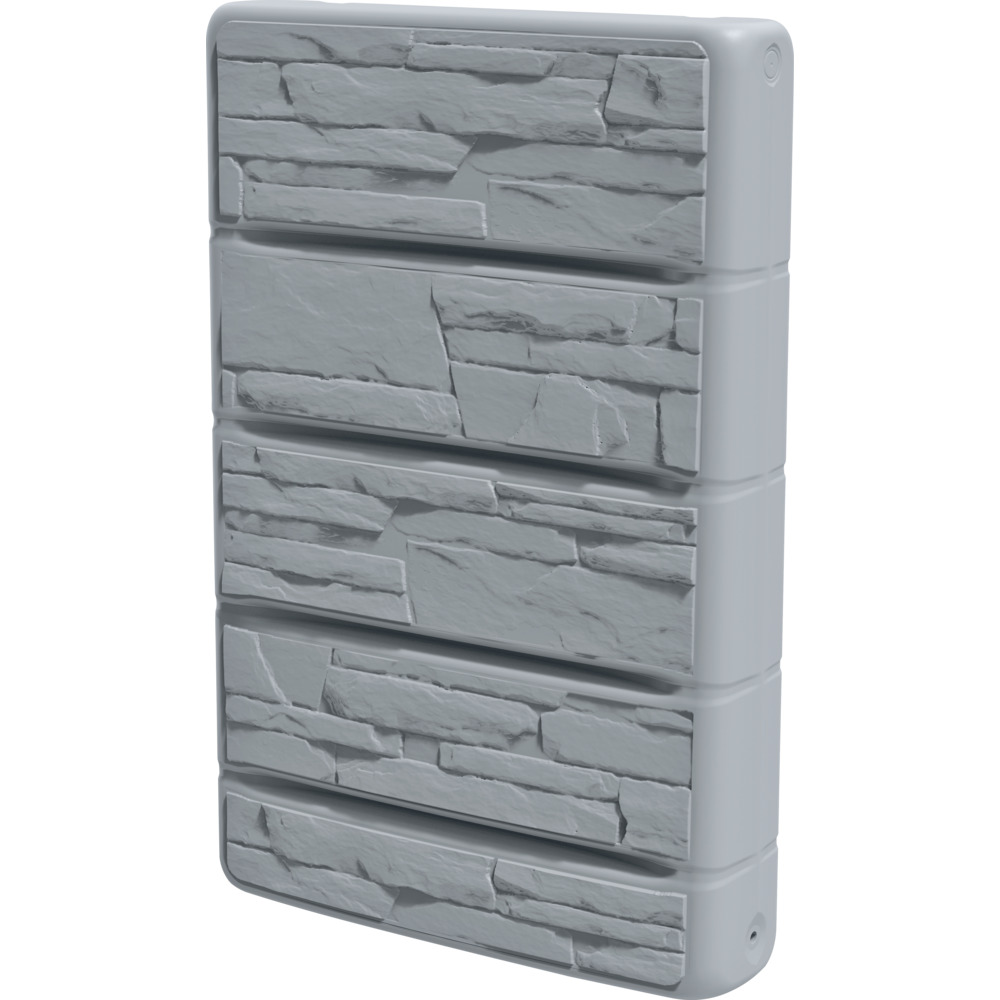 Prosperplast Regenwassertank Wall Stone 400 Liter Grau image number 0