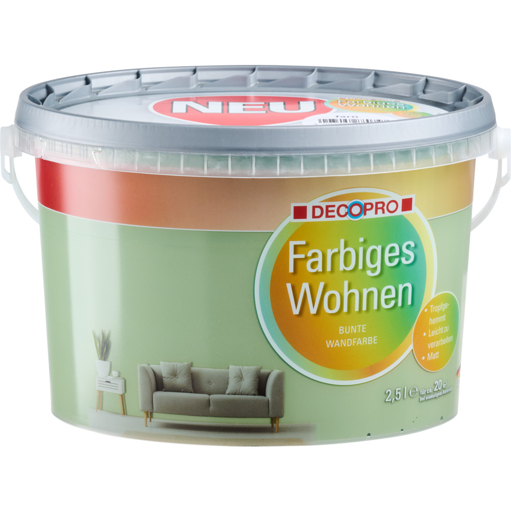 DECOPRO Farbiges Wohnen Farn 2,5 L image number 0