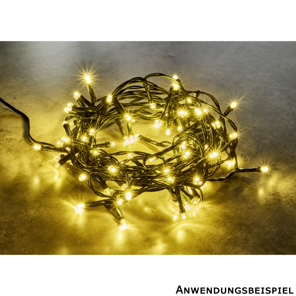 LED-Lichterkette mit 80 LED warmweiß image number 1