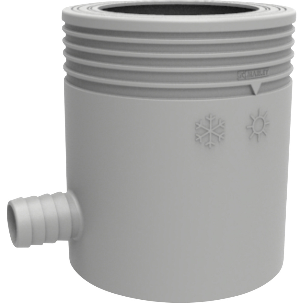 Marley Regensammler mit Filter NW 53-75 Kunststoff grau  