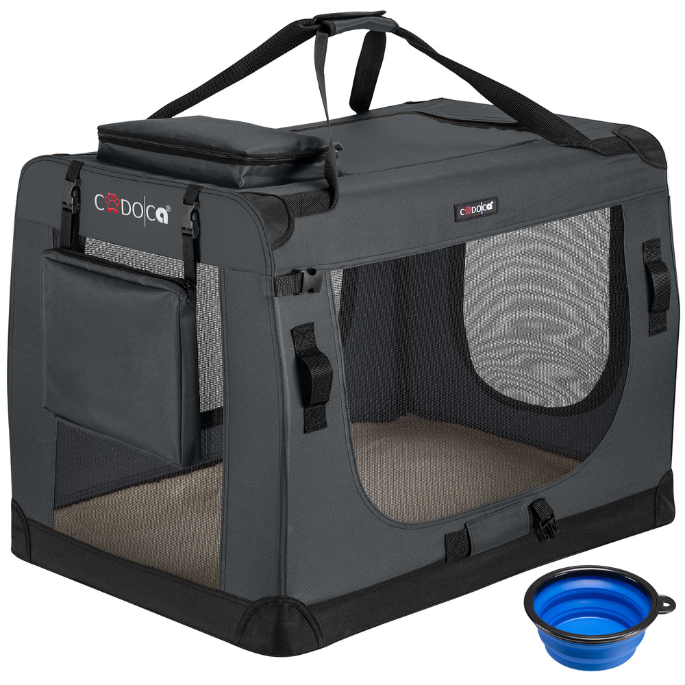 Tiertransportbox XL 82 x 58 x 58 cm anthrazit
