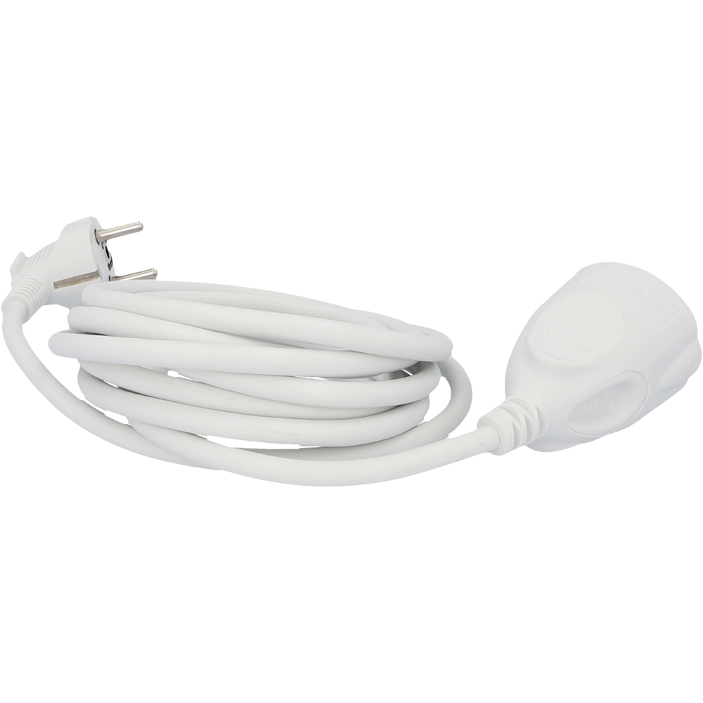 Verlängerungskabel Schutzkontakt 3 m weiß innen image number 1