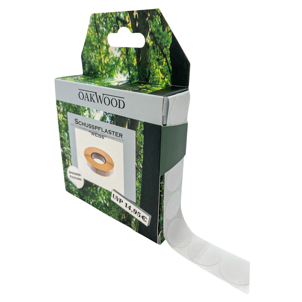Oakwood Schusspflaster Set 2000 Stück in weiß image number 1