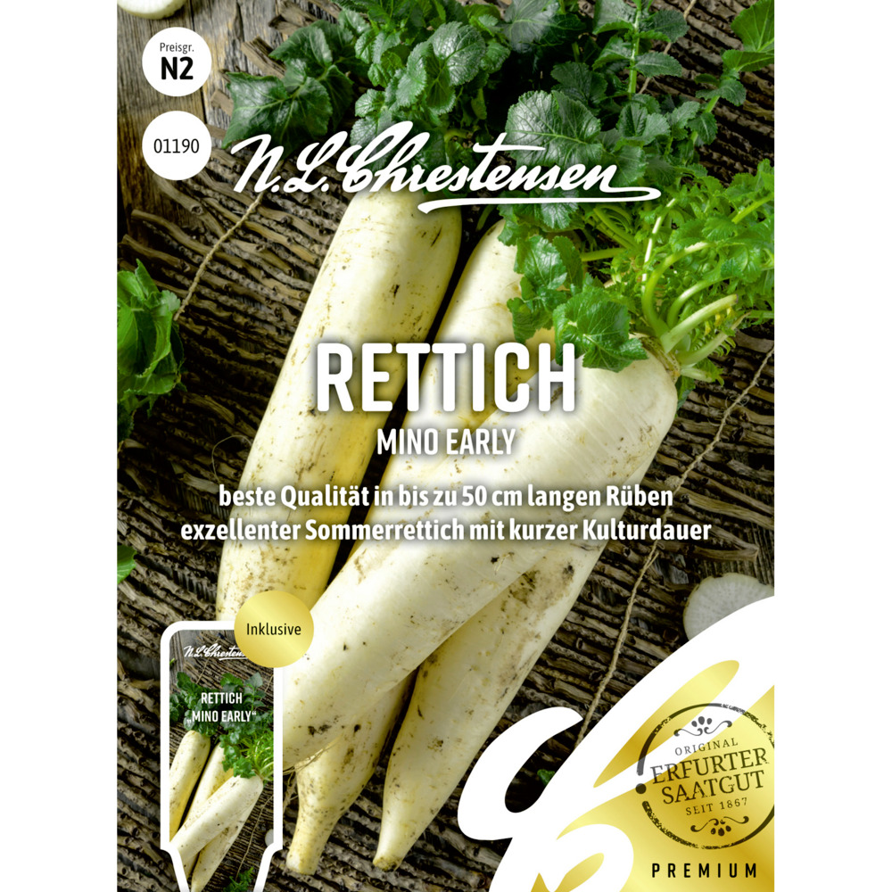 Saatgut Rettich Mino Early