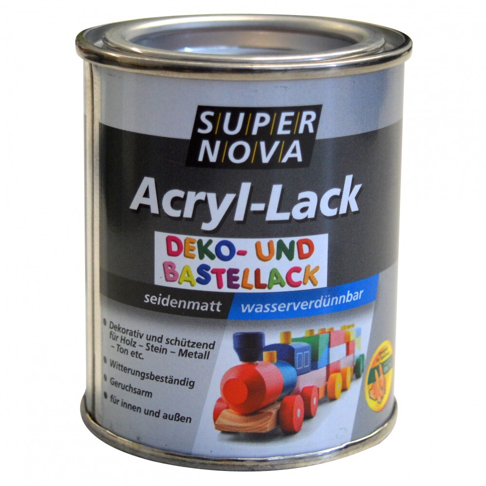 Super Nova Acryl Lack hellgrau seidenmatt für innen und außen image number 1
