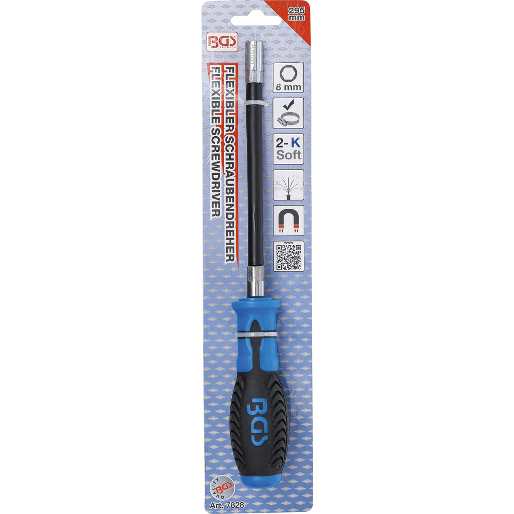 BGS® Sechskant-Schraubendreher 280 mm mit SW 8 mm image number 1