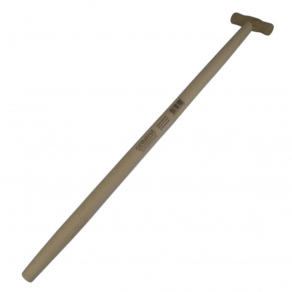 Spatenstiel Buche 85cm gerade mit T-Griff