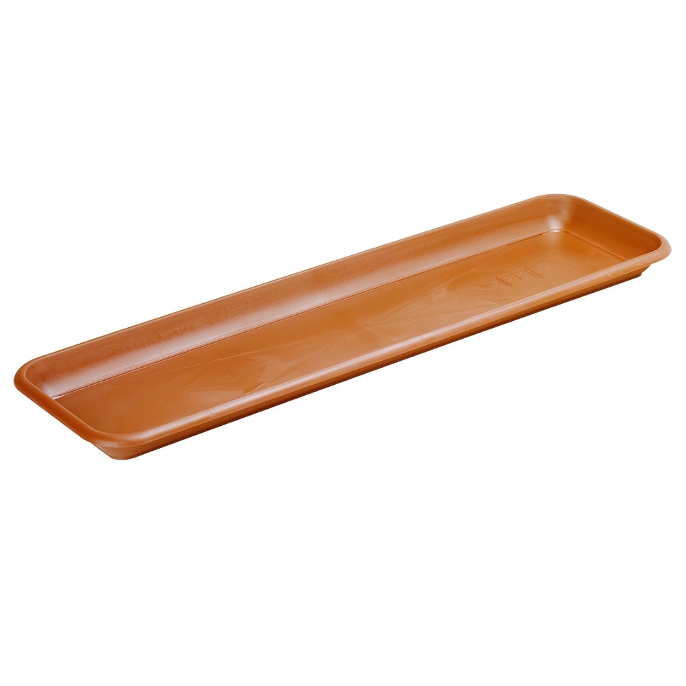 Untersetzer für Bewässerungskasten in Terracotta 57 x 16 x 3 cm image number 0