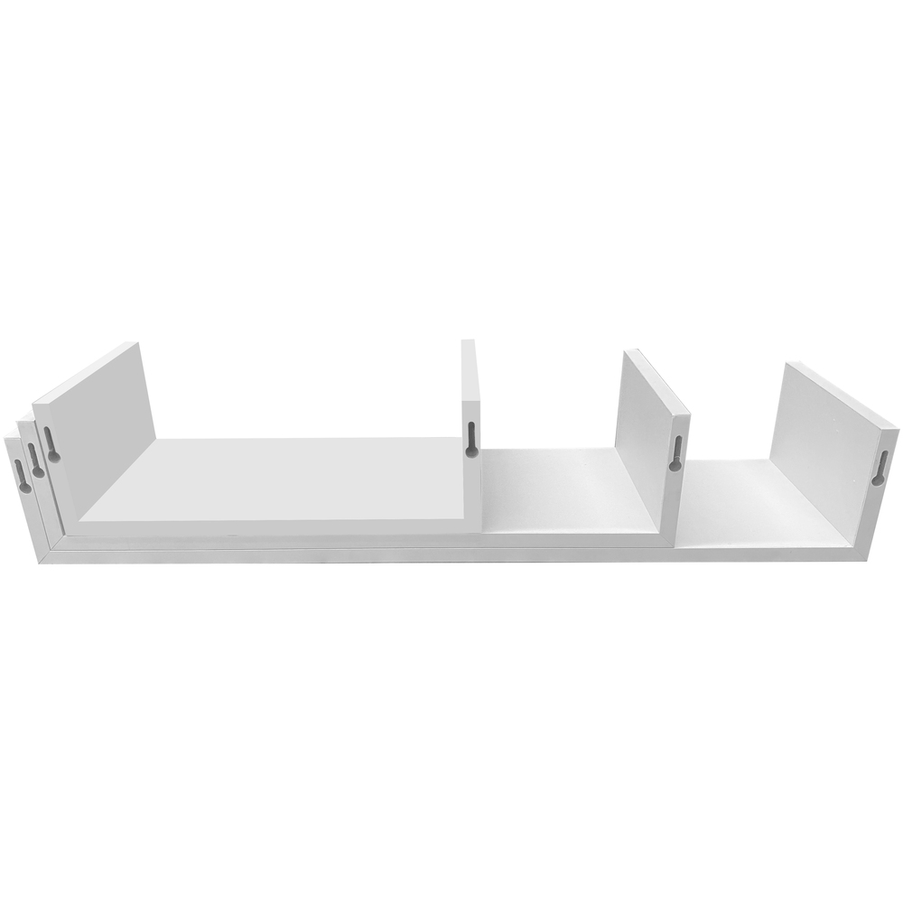 Wandregal 3er-Set weiß 30/45/60 x 15 x 10 cm image number 2