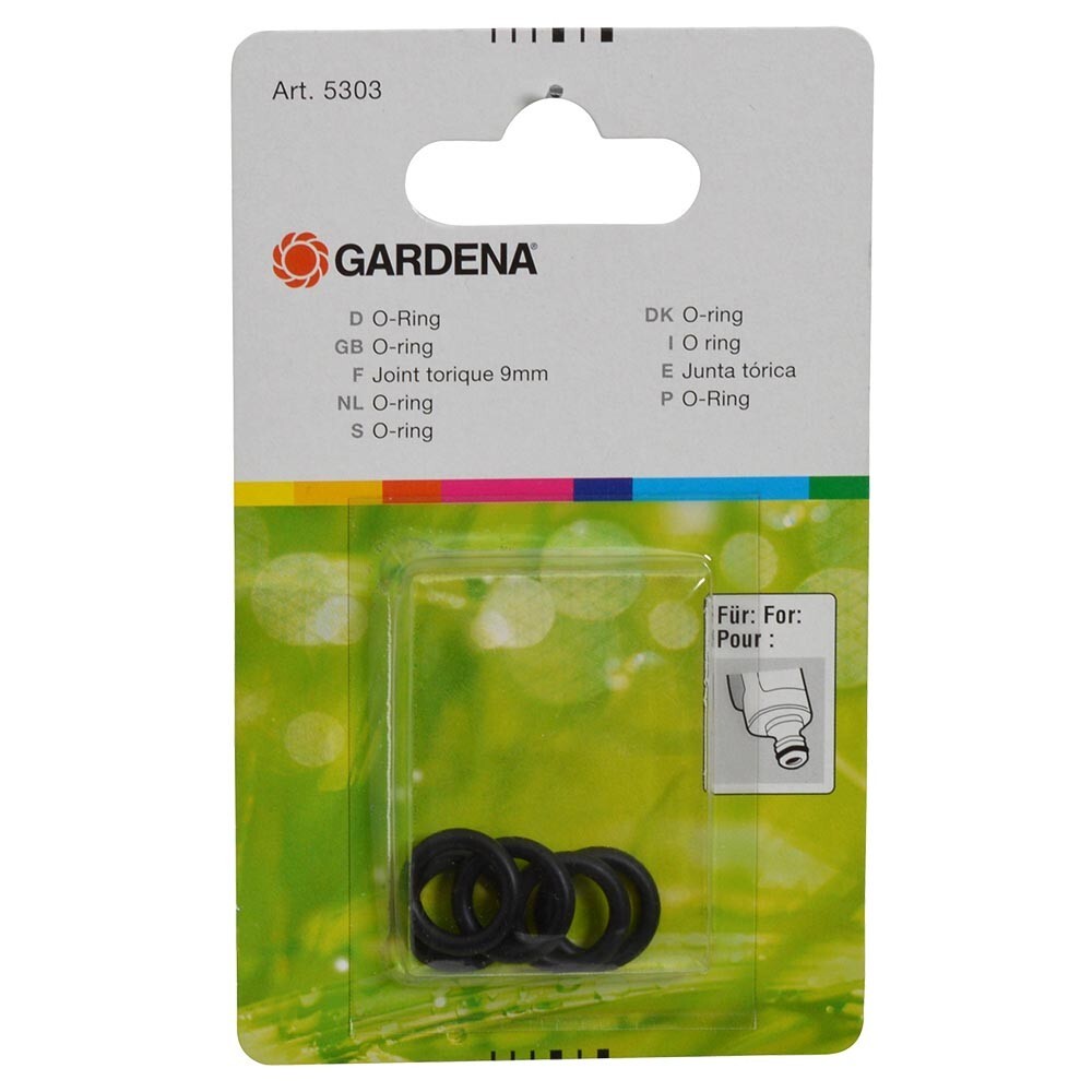 Gardena Dichtungssatz 5-teilig 9mm O-Ring Gummi image number 0
