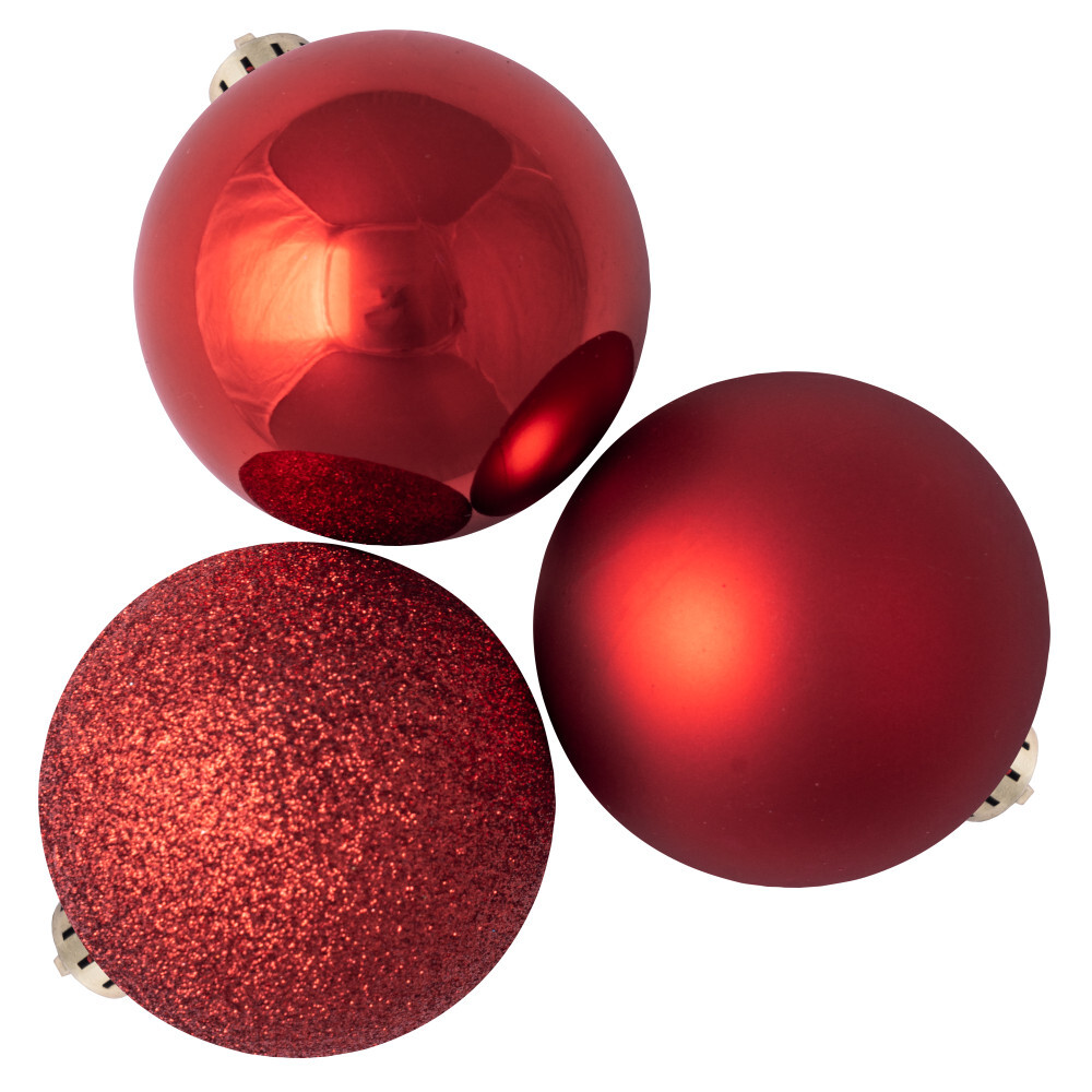Weihnachtskugel Set 14-teilig 3 cm aus Kunststoff in verschiedenen Farben image number 4