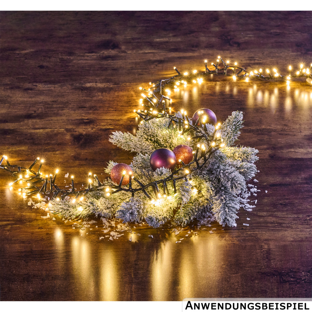 LED-Clusterlichterkette 14 m mit 700 LEDs warmwei&szlig; image number 4