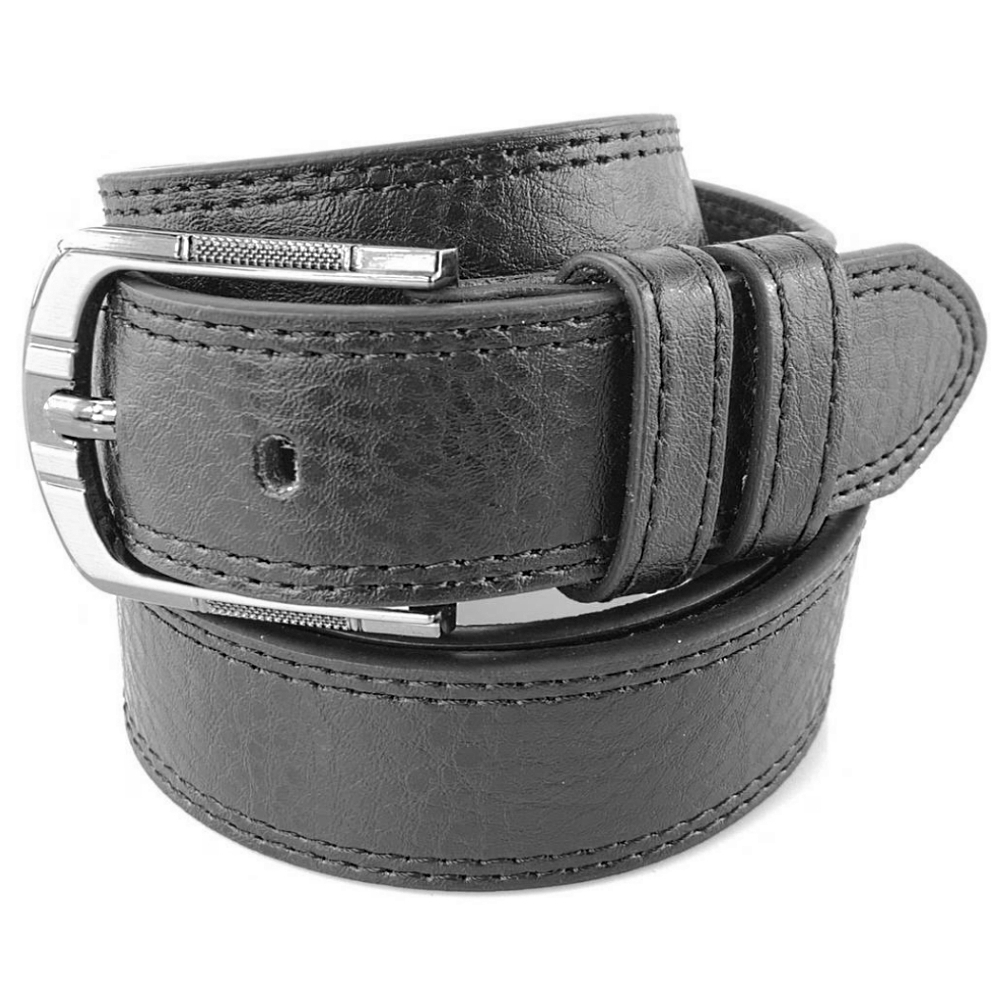 Herren Gürtel Länge 115-135 cm in Schwarz image number 0