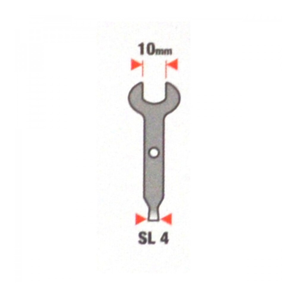 Mehrzweckschlüssel 10mm SL4 für Minischleifer Feinmechaniker Gabelschlüssel image number 1