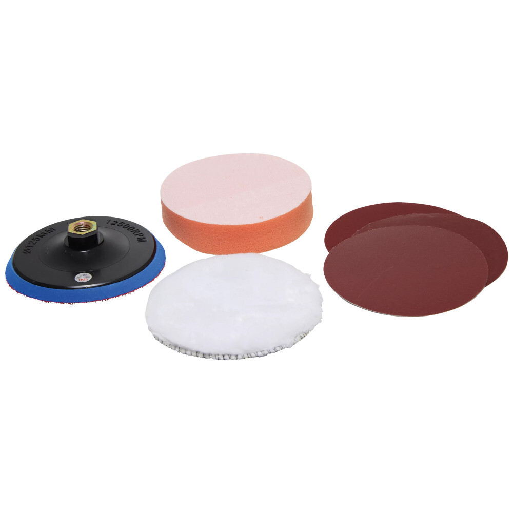 Schleif- und Polierscheibensatz 125 mm