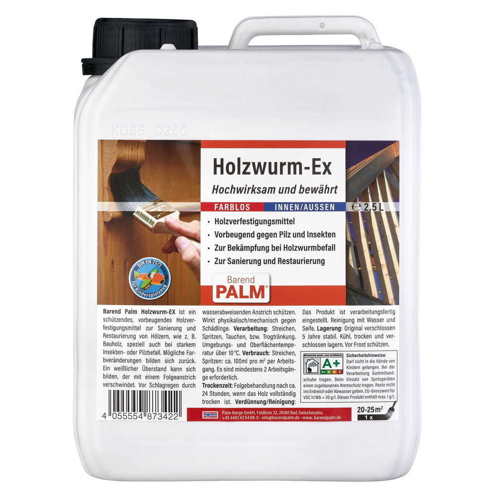 Barend Palm Holzwurm-Ex 2,5 l image number 0
