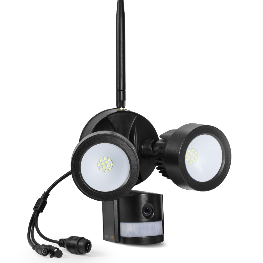 Technaxx HD IP-Kamera TX-83 Outdoor mit Flutlicht image number 1