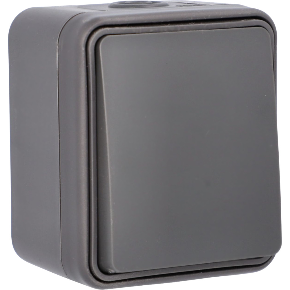 AQUA A/W-Schalter Aufputz IP54 anthrazit image number 1