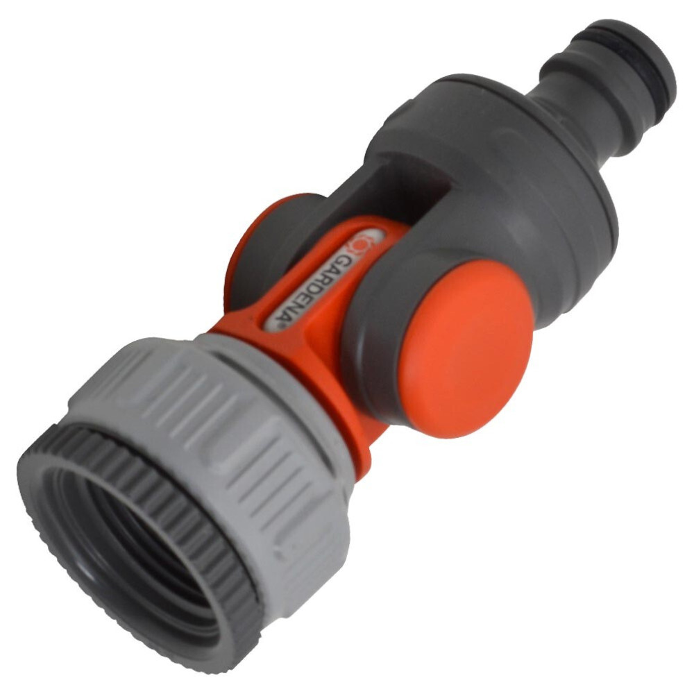 Gardena Winkel-Hahnverbinder für 1 Zoll und 3/4 Zoll Wasserhahn image number 0