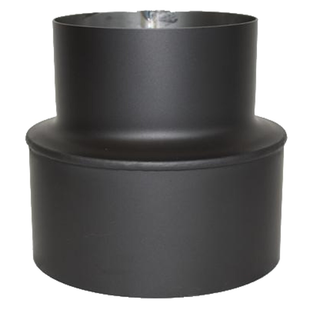Ofenrohr Reduzierung Ø150-120mm senotherm lackiert schwarz metallic