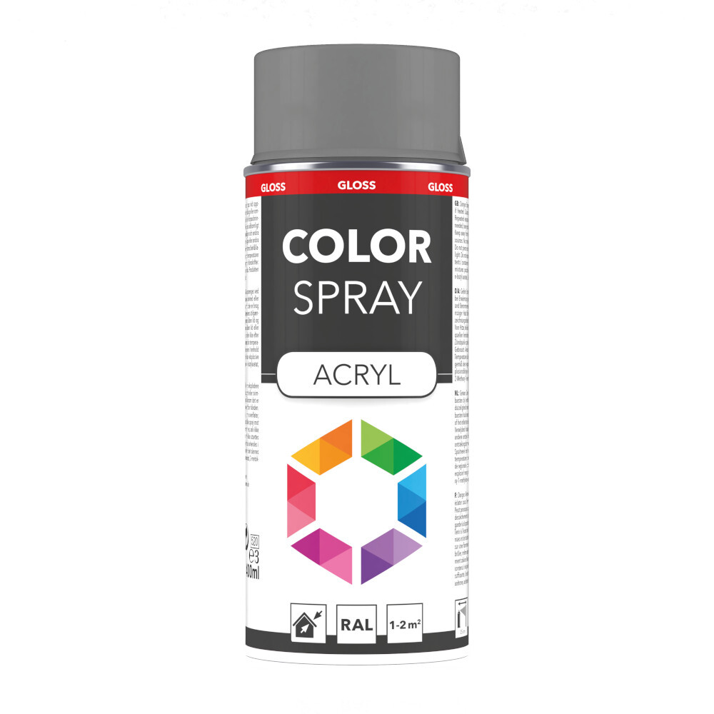 Lackspray glänzend 400 ml Acryl RAL7037 staubgrau image number 0
