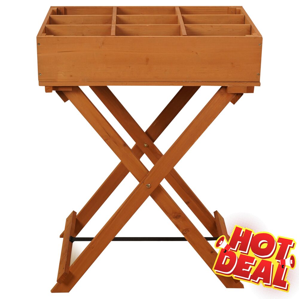 Kr&auml;uterhochbeet aus Holz