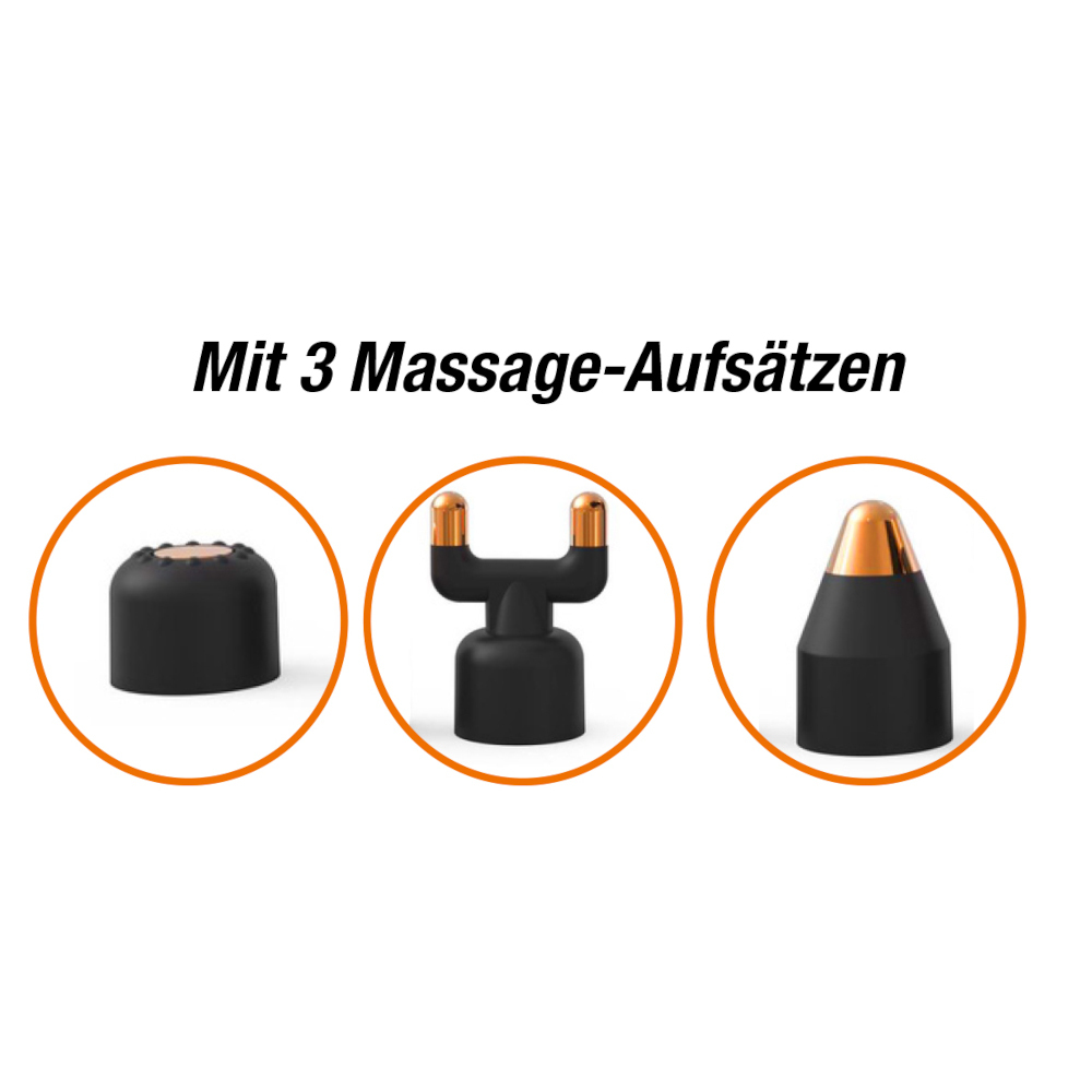 Massage Gun 4,5 W 3 Aufsätze - B-Ware image number 4