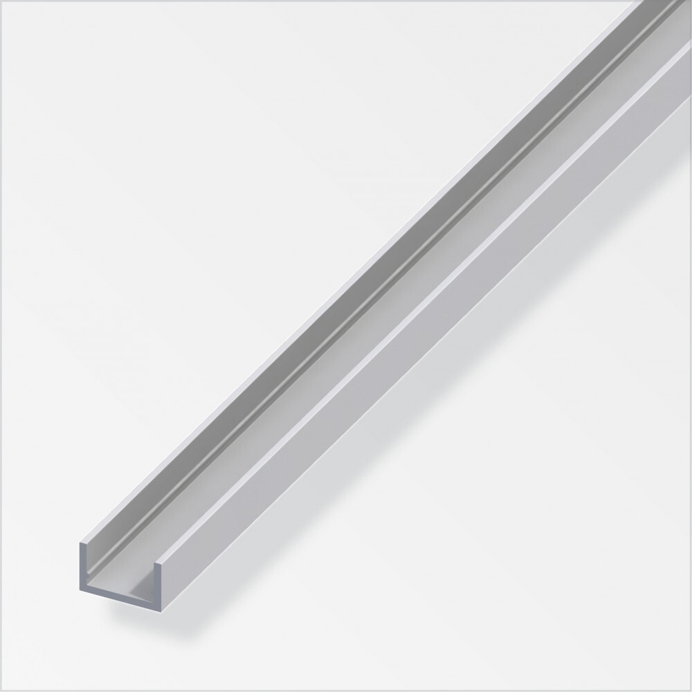 U-Profil 10 x 13,5 x 1,5 mm silbereloxiert image number 0