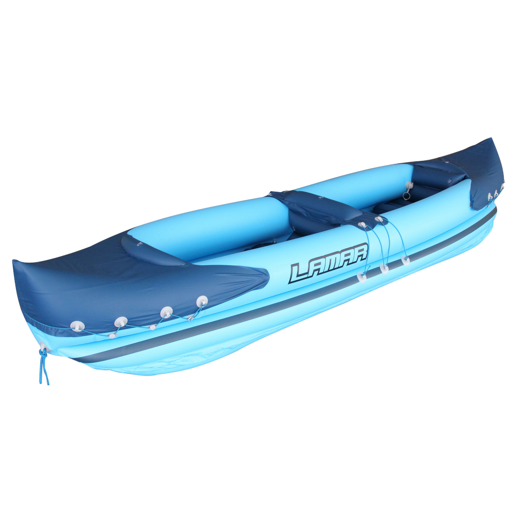 Kajak aufblasbar aus PVC mit Zubehör und Reparaturflicken image number 1