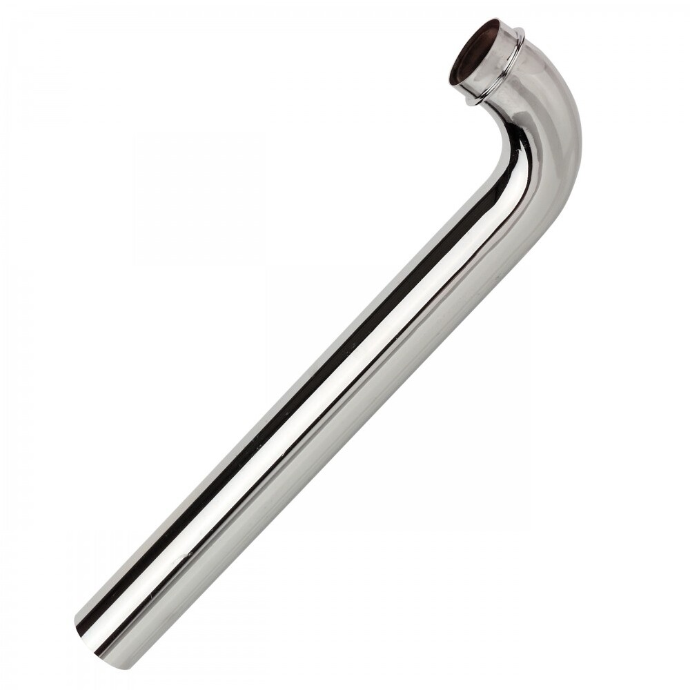 Abgangsbogen 90° 1 1/4"x32x300mm verchromt