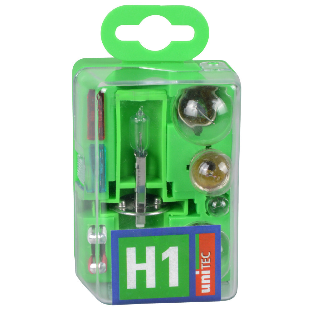 KFZ Lampenersatzkasten Set 9-teilig H1 12 Volt