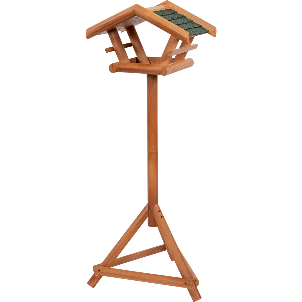 Vogelfutterhaus Holz 101 cm mit Fuß