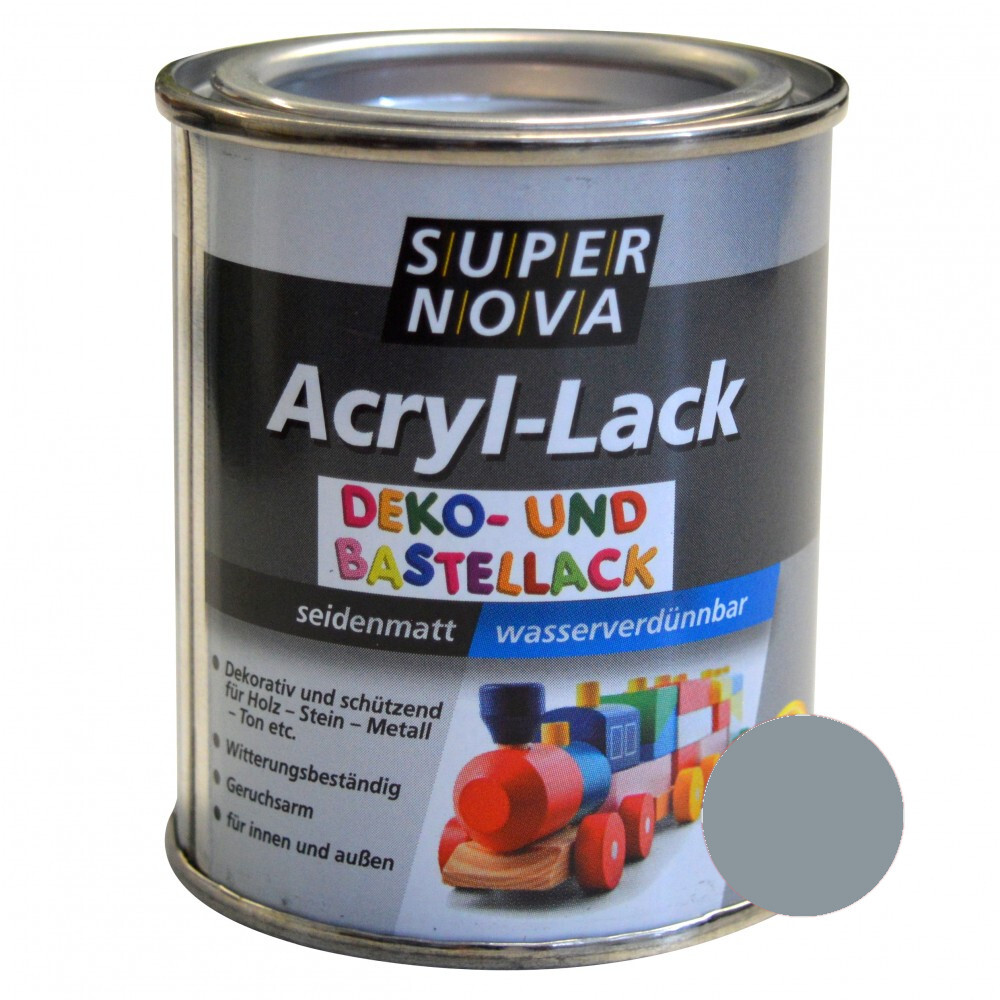 Super Nova Acryl Lack grau seidenmatt für innen und außen image number 0