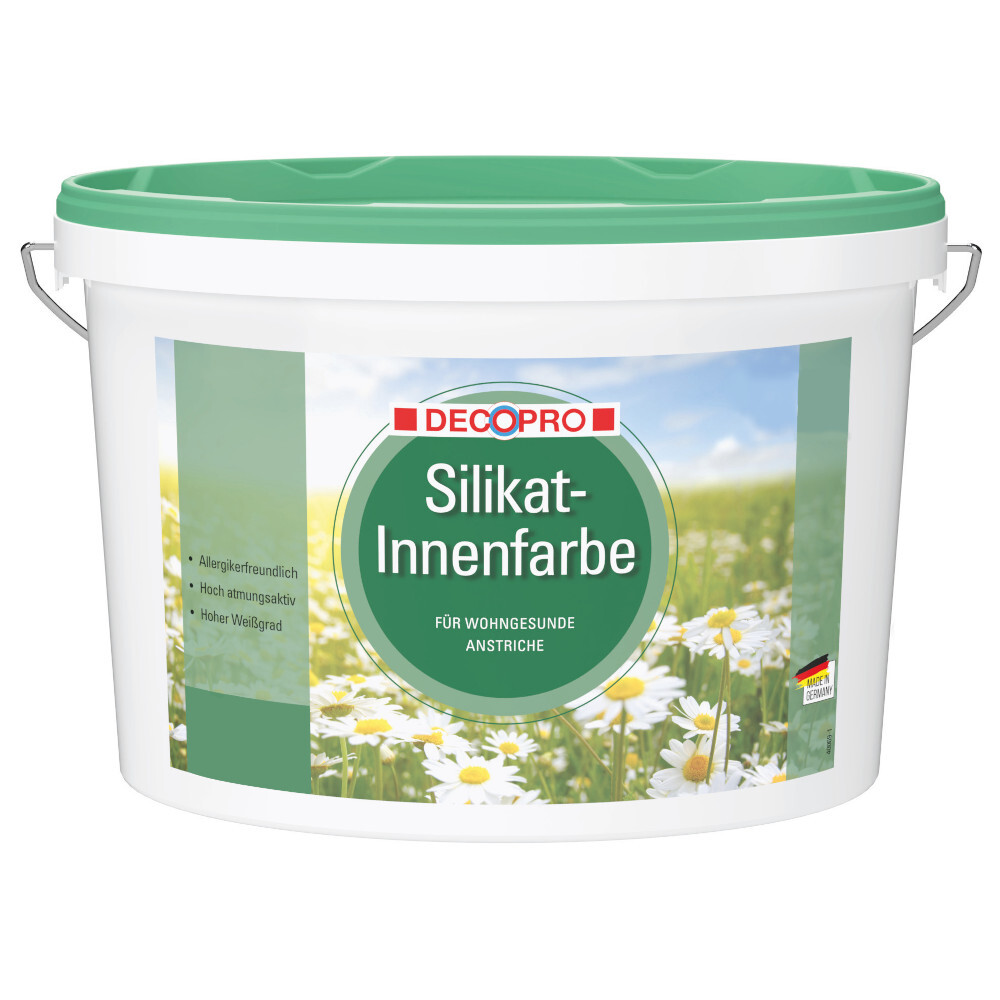 DecoPro Silikat-Innenfarbe weiß 5 Liter