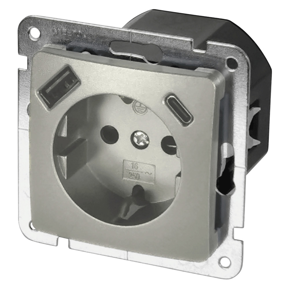 Steckdose Monaco mit USB-A+C-Anschluss image number 0