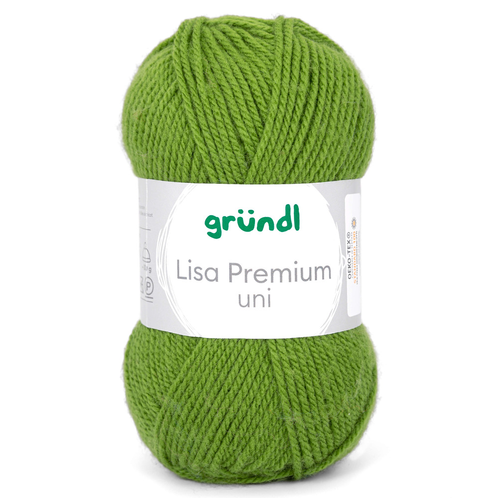 Garn Lisa Premium uni 50 g maigr&uuml;n image number 0
