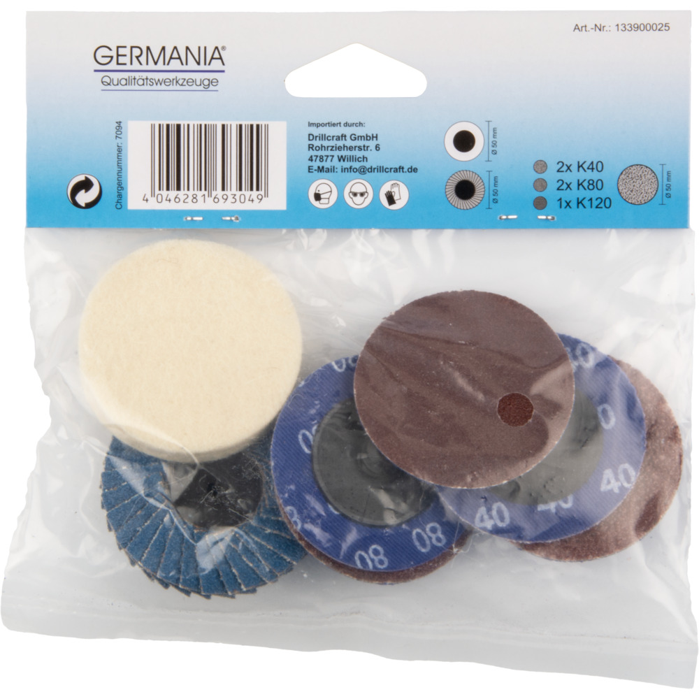GERMANIA® Schleif- und Polierscheiben-Set 7-teilig 50mm image number 2