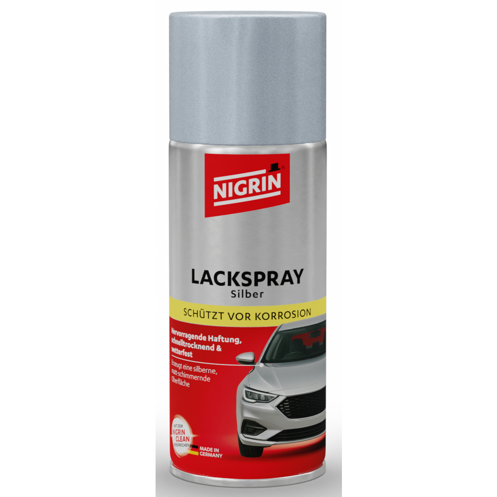 NIGRIN Lackspray silber, matt gl&auml;nzend, 400 ml image number 0